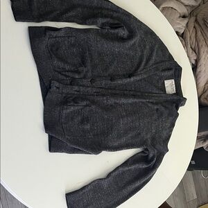 Abercrombie & Fitch Charcoal Cardigan Sweater